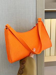 熒光橙法棍包 - 橘色 - 查看 4