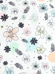 SHEIN LUNE 大碼印花背心上衣 - 彩色 - 查看 3