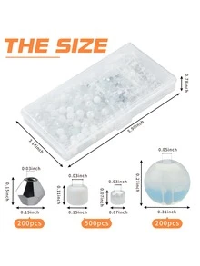 1box Bead DIY Jewelry Accessory - White - View 3