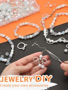 1box Bead DIY Jewelry Accessory - White - View 7