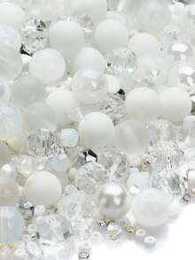 1box Bead DIY Jewelry Accessory - White - View 8