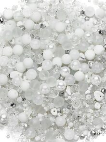 1box Bead DIY Jewelry Accessory - White - View 9