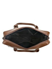 yating Fashionable Colorblock Large Capacity Tote Bag For Handheld And Cross-Body Use - Multicolor - View 3