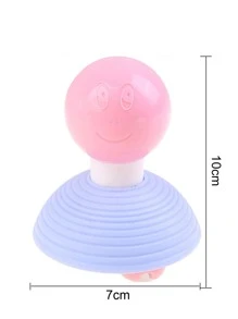 1 pieza Rodillo de masaje manual para músculos, cuello, espalda, pies, pantorrillas y piernas, herramienta de masaje corporal con rodillo y bola que se puede usar con aceites esenciales, con diseño portátil, ideal para escuela, viajes, hogar, spa y masajes