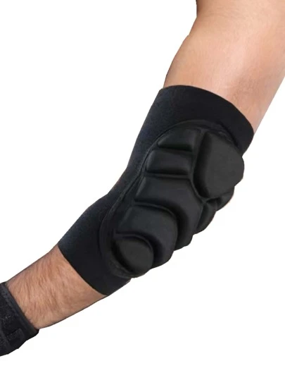 1 pezzo Gomitiera protettiva sportiva traspirante in spugna, accessorio da palestra