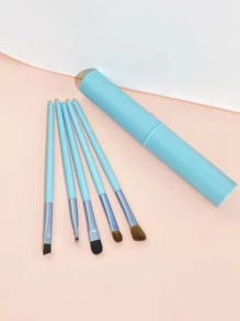 5件套化妆刷套装带收纳盒，化妆刷套装，化妆刷包，化妆刷套装，全套化妆工具，化妆刷套装，全套化妆工具，刷子套装，化妆刷套装，化妆礼盒套装