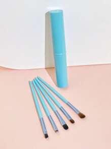 5件套化妆刷套装带收纳盒，化妆刷套装，化妆刷包，化妆刷套装，全套化妆工具，化妆刷套装，全套化妆工具，刷子套装，化妆刷套装，化妆礼盒套装