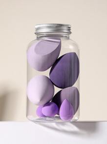 CÁI Mút trang điểm + Hộp đựng, Thích hợp cho kem che khuyết điểm dạng kem & phấn, ứng dụng trang điểm dạng bột - Nhiều màu - Xem 2