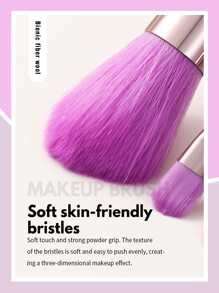 15pcs Makeup Brush Sets Premium Synthetic Hair Eyeshadow Blending Brush Sets Cosmetics Tools For Face And Eyes,Brush Set,Makeup Brush Kit,Make Up Brush Set,Make Up Set Complete,Makeup Brush Set,Complete Makeup Kit,Brush Kit,Brushes Makeup Set,Makeup Gift Set - Purple - View 6