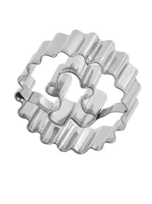 8 件 3D 圣诞饼干模具套装