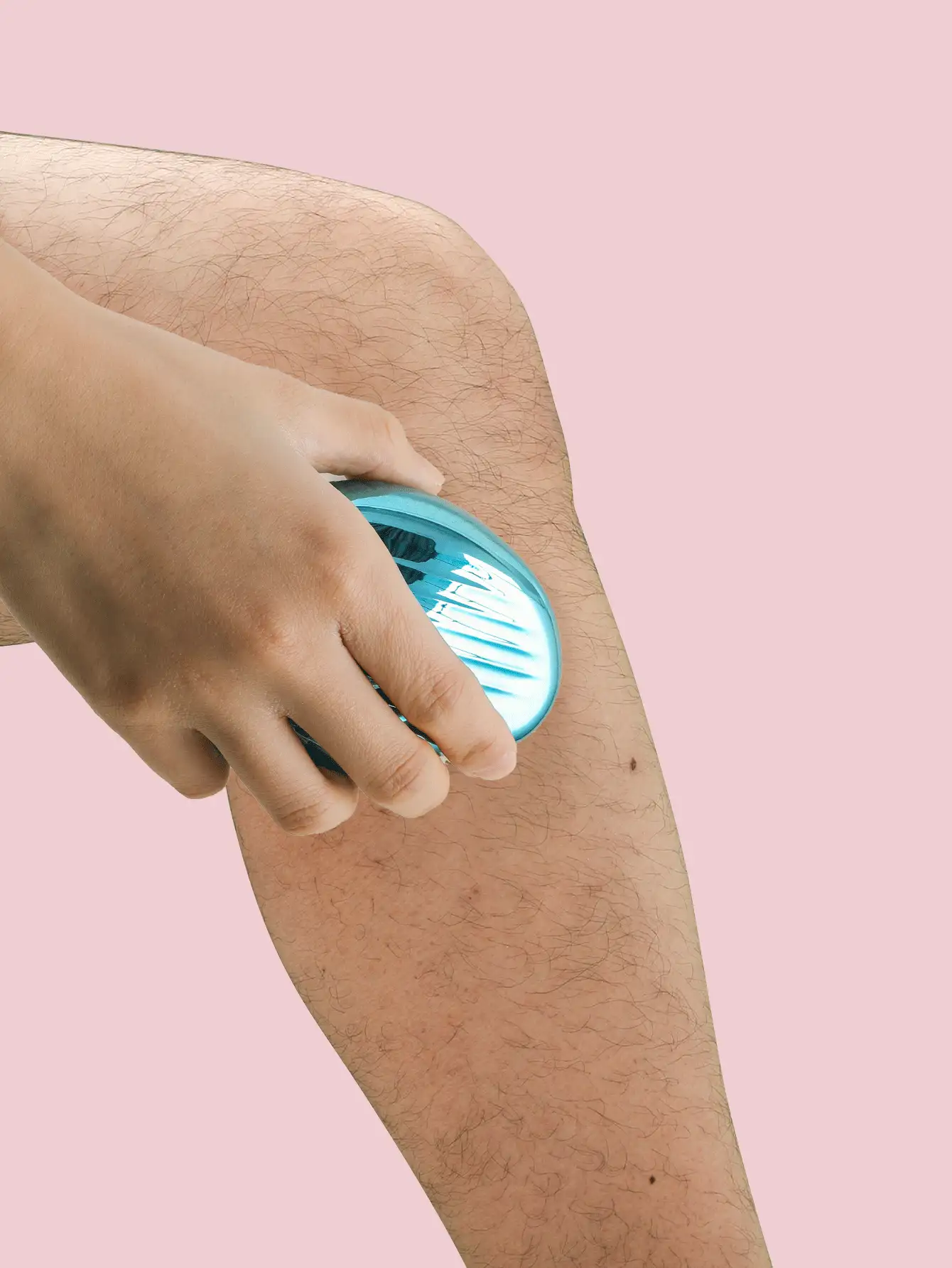 Máy Tẩy Lông Thủy Tinh Pha Lê Có Thể Tái Sử Dụng, Dụng Cụ Dũa Chân Và Tẩy Lông 2 Trong 1, Đa Chức Năng - Màu xanh lam - Xem 4