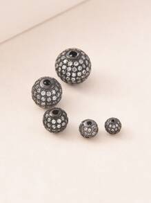 1pack Rhinestone Decor DIY Bead - Multicolor - View 3