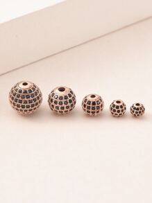 1pc Cubic Zirconia Decor DIY Bead - Multicolor - View 1