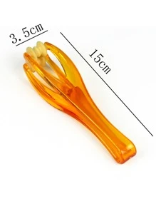 便攜式手部手指按摩器滾輪，1入組手持式訓練手指鍛煉器手部按摩器適用於穴位關節放鬆肌肉按摩工具 - 橘色 - 查看 4