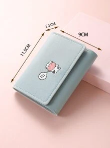 學院風學生包 - 淺藍色 - 查看 3