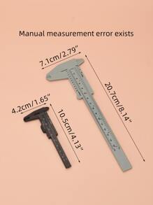 DIY Tool Vernier Calipers Double Scale Rulers Plastic Caliper Depth Diameter Measure Tool 150mm And 80mm 3pcs - Multicolor - View 7