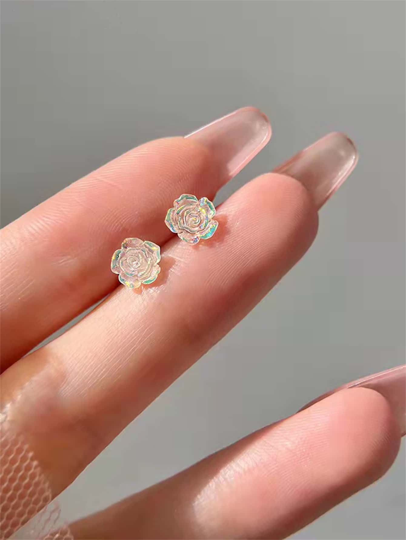 Bông tai trang trí hoa - Đầy màu sắc - Xem 1