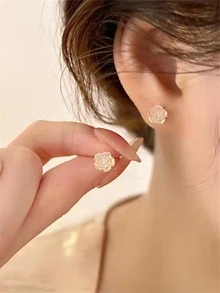 Bông tai trang trí hoa - Đầy màu sắc - Xem 2