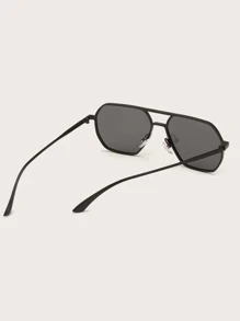 Men Top Bar Sunglasses - Grey - View 3