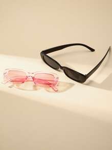 2 cặp kính thời trang gọng vuông cho trẻ em - Nhiều màu - Xem 4