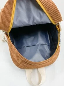 Minimalist Corduroy Classic Backpack