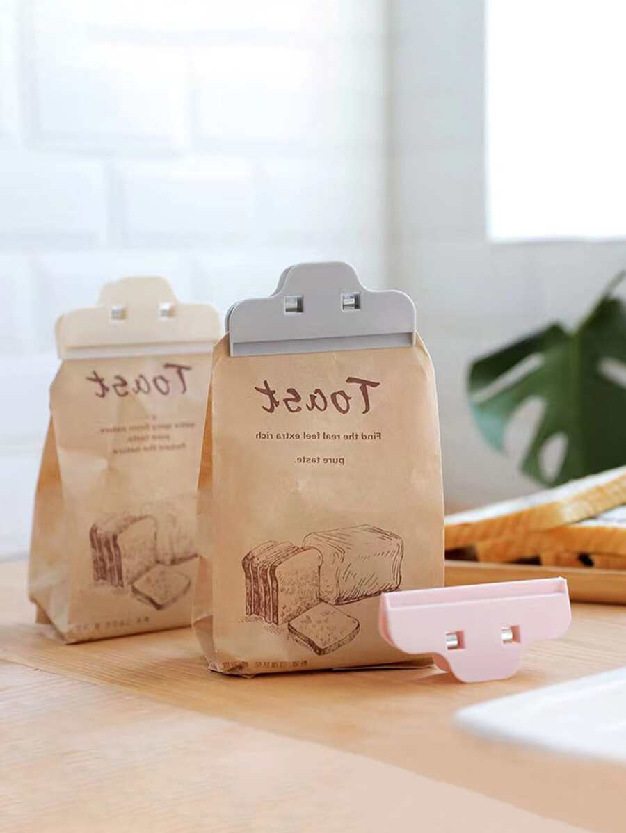 3pcs Multifunction Sealing Clip, Large PP Food Bag Clip For Household - Multicolor - View 1