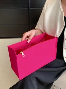 極簡螢光紅內膽包 - 玫紅色 - 查看 5