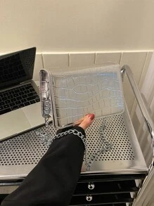 Túi Crossbody Nữ - Bạc - Xem 1