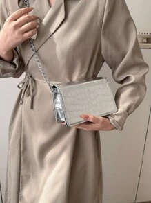 Túi Crossbody Nữ - Bạc - Xem 2