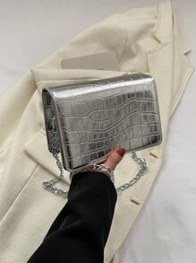 Túi Crossbody Nữ - Bạc - Xem 3