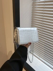 Túi Crossbody Nữ - Bạc - Xem 4