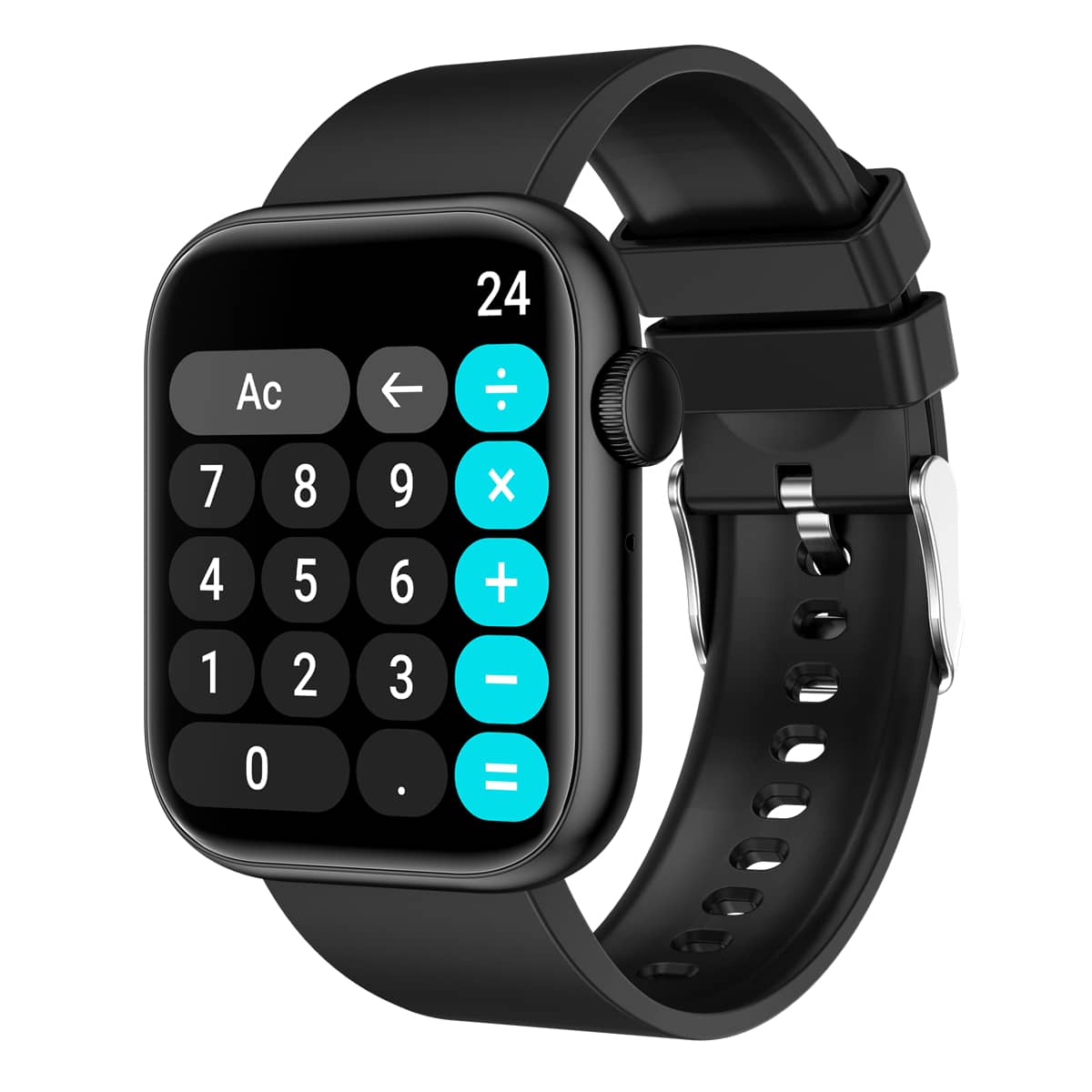 1pc Men Women Sporty Heart Rate Monitoring And Calls Smartwatch, Compatible With Androids IOS