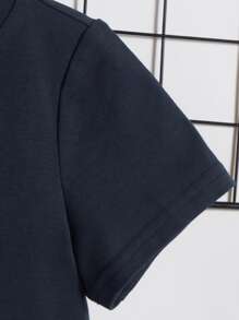 SHEIN Baby Boy Car Print Tee & Shorts - Multicolor - View 4