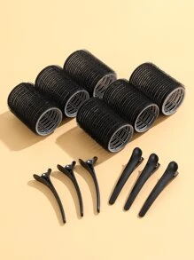 6 件 4 毫米自粘式黑色卷发器，带 6 个发夹、卷发器、无热卷发、卷发器、理发沙龙美发产品及配件、美容旅行必需品、返校、旅行度假必需品、女士发饰、卷发器、卷发刷、滚筒、卷发产品、卷发器、卷发器、卷发、卷发工具、卷发器、头发、卷发器、卷发、无热卷发、无热卷发、卷发器、理发师、美发工具、美发产品、发饰、卷发器、理发配件、旅行、滚筒、美发用品、发饰、卷发产品、卷发器、卷发器、美发设备、配件、卷发、卷发工具、卷发器、圣诞节、理发店、卷发器理发配件、发饰、卷发器、美发