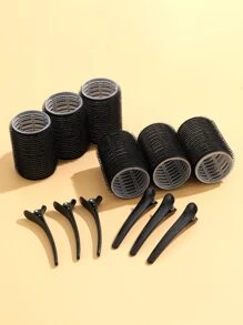 6 件 4 毫米自粘式黑色卷发器，带 6 个发夹、卷发器、无热卷发、卷发器、理发沙龙美发产品及配件、美容旅行必需品、返校、旅行度假必需品、女士发饰、卷发器、卷发刷、滚筒、卷发产品、卷发器、卷发器、卷发、卷发工具、卷发器、头发、卷发器、卷发、无热卷发、无热卷发、卷发器、理发师、美发工具、美发产品、发饰、卷发器、理发配件、旅行、滚筒、美发用品、发饰、卷发产品、卷发器、卷发器、美发设备、配件、卷发、卷发工具、卷发器、圣诞节、理发店、卷发器理发配件、发饰、卷发器、美发