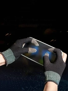 1 đôi găng tay chơi game màn hình cảm ứng - màu đen - Xem 1