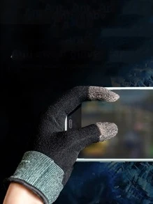 1 đôi găng tay chơi game màn hình cảm ứng - màu đen - Xem 2