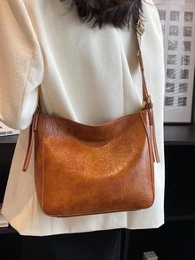 極簡流浪包 - 棕色 - 查看 4