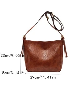 極簡流浪包 - 棕色 - 查看 5