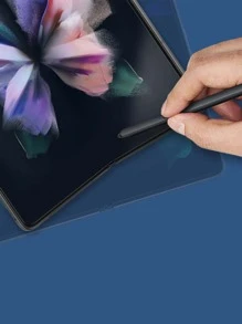 1入組高清手機屏幕保護膜與三星兼容 - 無色 - 查看 2