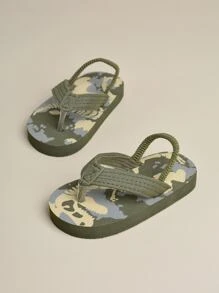 1 双时尚酷炫卡通恐龙设计休闲拖鞋/家居鞋（图案可能有所不同）