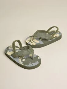 1 双时尚酷炫卡通恐龙设计休闲拖鞋/家居鞋（图案可能有所不同）