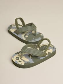 1 双时尚酷炫卡通恐龙设计休闲拖鞋/家居鞋（图案可能有所不同）