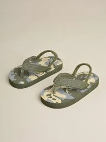 1 双时尚酷炫卡通恐龙设计休闲拖鞋/家居鞋（图案可能有所不同）