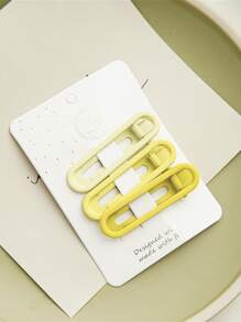 3 chiếc kẹp tóc chắc chắn - Màu vàng - Xem 2
