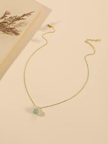 Bead Charm Necklace - Multicolor - View 4