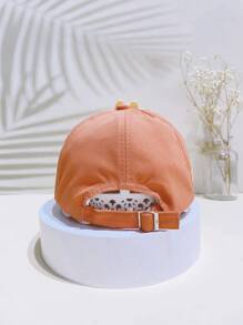 Niños Gorra de béisbol con estrella & con estampado de letra con diseño de conejo - Naranja - Ver 3