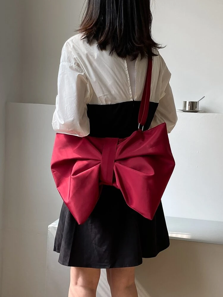 Bow Tie Shape Large Capacity Novelty Bag, Perfect Valentine's Day Gift For Her, Bow Purse For Women, Best Valentines' Gift Choice Ever Valentines