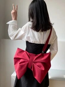 Geantă inedita în formă de papion, capacitate mare, cadou perfect de Ziua Îndrăgostiților pentru ea, poșetă cu fundă pentru femei, cea mai bună alegere de cadou de Ziua Îndrăgostiților