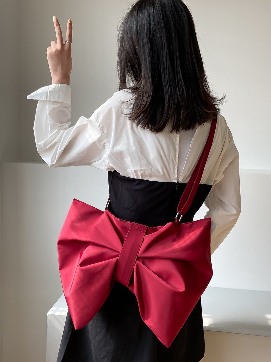 Bow Tie Shape Large Capacity Novelty Bag SHEIN USA